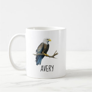 Personalisierter Weißkopfseeadler Becher, Weißkopf Kaffeetasse