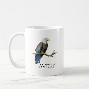 Personalisierter Weißkopfseeadler-Becher, Weißkopf Kaffeetasse
