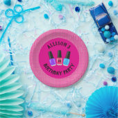 Personalisierter Wellness-Center Geburtstagsparty Pappteller (Party)