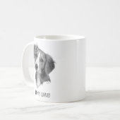 Personalisierter Welpe Kaffeetasse (Vorderseite Links)