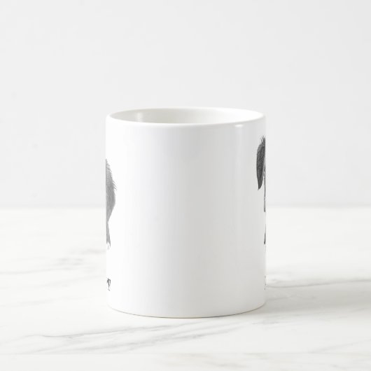 Personalisierter Welpe Kaffeetasse (Mittel)