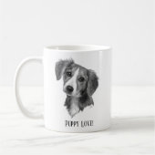 Personalisierter Welpe Kaffeetasse (Links)