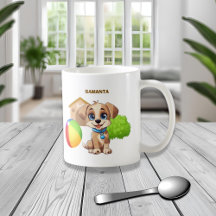 Personalisierter Welpen-Becher