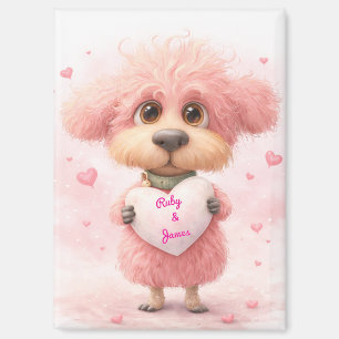 Personalisierter Welpenliebe-Magnet  Magnet