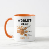 Personalisierter WELT BESTER VATER | Vatertag Tasse (Links)
