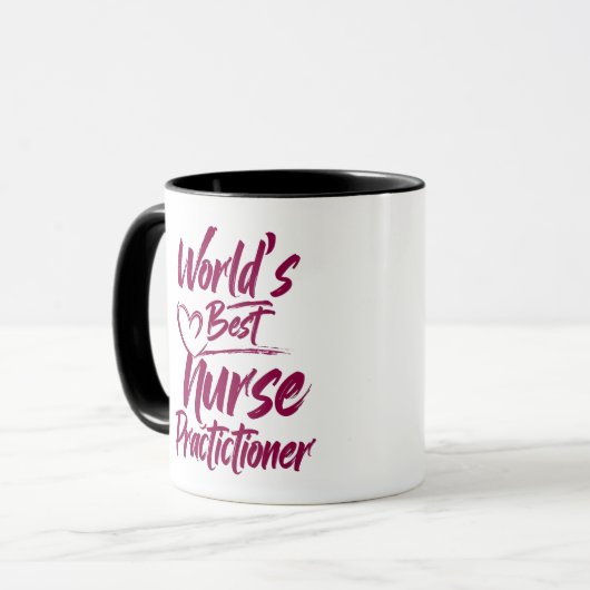 Personalisierter "Weltbeste Krankenpfleger" Tasse (Vorderseite Links)