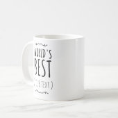 Personalisierter Weltbester Becher, Anpassbar Kaffeetasse (Vorderseite Links)