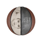 Personalisierter Weltbester Daddy Vathy Day Mini Basketball (Vertikal)