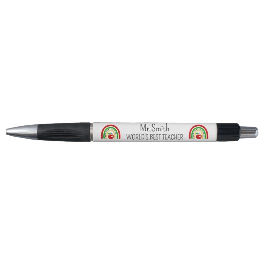 Personalisierter Weltbester Lehrer Stift (Vorderseite)