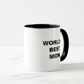 Personalisierter Weltbester-Mama-Becher Muttertags Tasse (VorderseiteRechts)