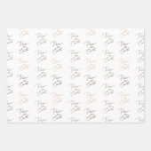 Personalisierter Weltfrieden Weihnachten Geschenkpapier Set (Vorderseite 2)