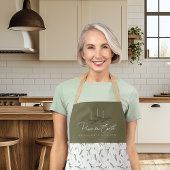 Personalisierter Weltfrieden Weihnachten Schürze