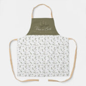 Personalisierter Weltfrieden Weihnachten Schürze (Vorderseite)