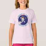 Personalisierter Weltraumjunge Birthday Sister T-Shirt<br><div class="desc">Helfen Sie der ganzen Familie,  den Geburtstag des Weltraumjungen mit einer Weltraumtheaterparty zu feiern. Dieses Shirt enthält eine Astronautin und den Text "Schwester des Weltraumjungen" Der Text kann durch Anklicken des Buttons "Personalisieren" bearbeitet werden</div>