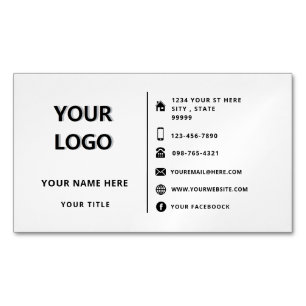 Personalisierter Werbe-Magnet für Visitenkarten Magnetische Visitenkarte