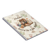 Personalisierter Western-Boho-Line-Tanz Notizblock (Rechte Seite)