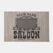 Personalisierter Western Rifle Guns Old Saloon Bar Fußmatte (Vorderseite)