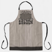 Personalisierter Western Rifle Guns Old Saloon Bar Schürze (Vorderseite)