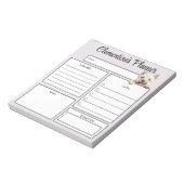 Personalisierter Westie-Tagesplaner Notizblock (Rotiert)