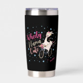 Personalisierter Wheely Llama Cute  Thermobecher (Vorderseite)
