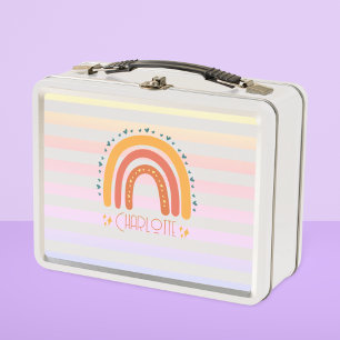 Personalisierter Whimsischer Regenbogen Lunch Box