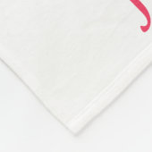 Personalisierter Whimsy Pink Cupcake Blanket Fleecedecke (Ecke)
