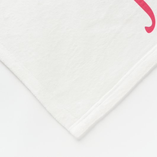 Personalisierter Whimsy Pink Cupcake Blanket Fleecedecke (Ecke)