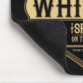 Personalisierter Whiskey auf der Rocks Liquor Labe Mousepad (Ecke)