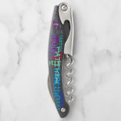 Personalisierter Wiederholname 7 Buchstaben Kellnermesser (Rückseite)