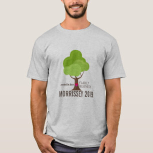 Personalisierter Wiedersehen-Baum Herz T-Shirt