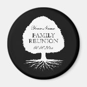 Personalisierter Wiedersehen-Baum-Silhouette-Kühls Magnet (Vorne)