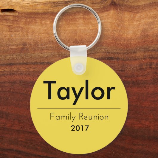 Personalisierter Wiedersehen-Schlüsselanhänger Schlüsselanhänger (Vorderseite)