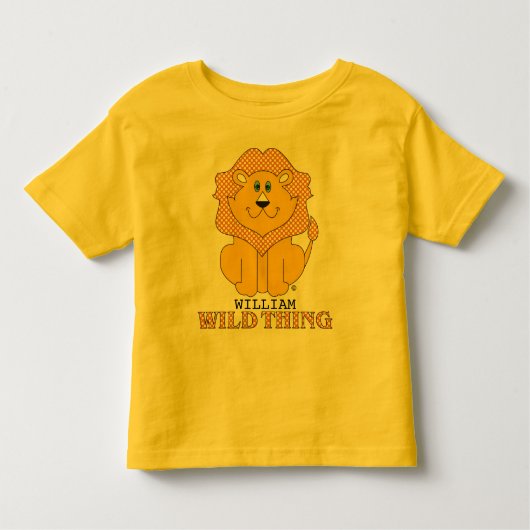 Personalisierter Wild Things T - Shirt (Vorderseite)