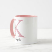 Personalisierter Wildblumen-Abschlussbecher als Ge Tasse (Vorderseite Links)