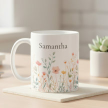 Personalisierter Wildblumen-Alltag