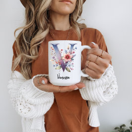 Personalisierter Wildblumen-Becher für Sie, Studen Kaffeetasse