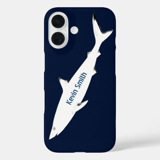 personalisierter Wildhai Case-Mate iPhone Hülle (Rückseite)