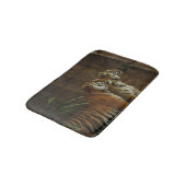 Personalisierter Wildtieriger Badematte (Schrägansicht)