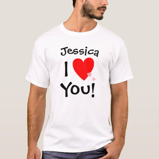 Personalisierter Wille heiraten Sie mich T-Shirt (Vorderseite)