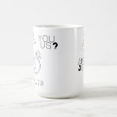 Personalisierter Wille heiraten Sie uns? Kaffeetasse (Mittel)