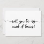 Personalisierter Wille sind Sie meine Einladung (Vorderseite)