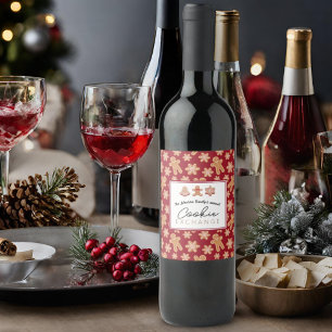 Personalisierter Wine Flasche Label Cookie Exchang Weinetikett