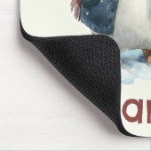 Personalisierter Winter Pinguin Baseball Kind Mousepad (Ecke)