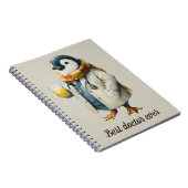 Personalisierter Winter-Pinguin „Bester Arzt aller Notizblock (Rechte Seite)