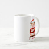 Personalisierter Winterbär Kaffee Tasse (VorderseiteRechts)