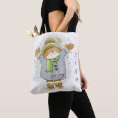 Personalisierter Winterbär Tasche (Von Nahem)