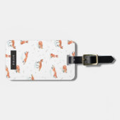 Personalisierter | WinterFox Gepäckanhänger (Vorderseite horizontal)