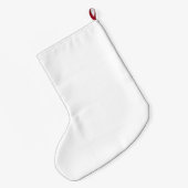 Personalisierter WinterFox Großer Weihnachtsstrumpf (Rückseite (Hängend))