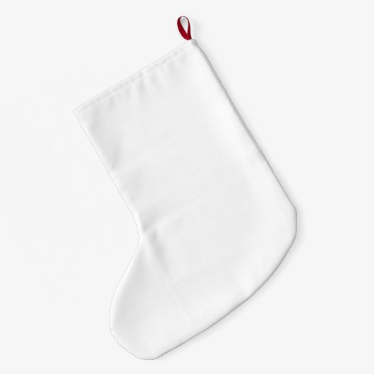 Personalisierter WinterFox Großer Weihnachtsstrumpf (Rückseite (Hängend))