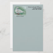 Personalisierter Winterurlaub in der Pine Briefpapier (Vorne/Hinten)